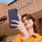 GW03 For iPhone 17e / 16e Case TPU + PC Phone Cover Dual Layer Shockproof - Navy Blue - 5