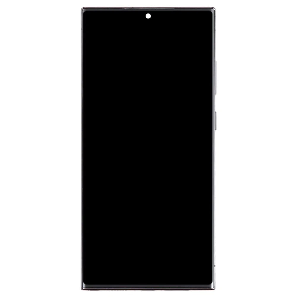 For Samsung Galaxy S23 Ultra S918 Grade C LCD Screen and Digitizer Assembly + Frame Part (TFT) (Without Logo) - Black - 2