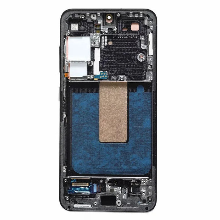 For Samsung Galaxy S23 S911B OEM Grade S AMOLED Screen and Digitizer Assembly + Frame (Without Logo) - Black - 2