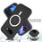 For Google Pixel 9a Magnetic Case PC + TPU Protective Phone Back Cover (No PET Film) - Black - 4