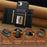 LC.IMEEKE L5 For iPhone 17e / 16e Magnetic Phone Case Leather Back Cover with Detachable Card Holder - Black - 7