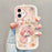 For iPhone 16 Plus Case with Strap Lucky Snake Pattern Design TPU + PC Protective Phone Cover - 3
