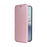 For Realme 14 Pro 5G Case Carbon Fiber Texture Drop-Proof PU Leather Phone Cover - Rose Gold - 7