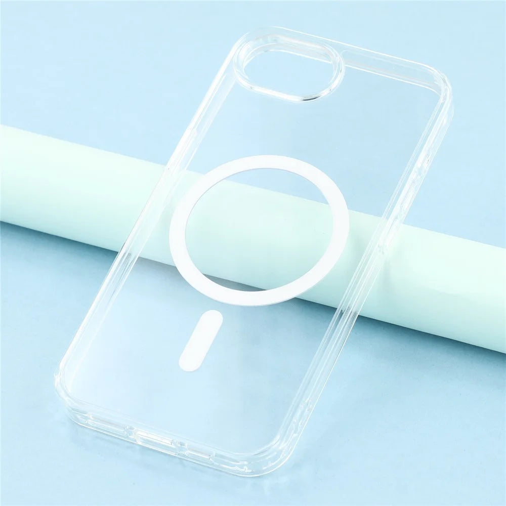 For iPhone 17e / 16e Case Compatible with MagSafe TPU + PC Clear Back Cover - 6