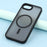 For iPhone 17e / 16e Case Compatible with MagSafe TPU + PC Rubberized Finish Phone Cover - Black - 7