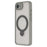 For iPhone 17e / 16e Case Compatible with MagSafe Rotary Ring Kickstand TPU + PC Phone Cover - Grey - 4
