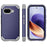 L-Style For Google Pixel 9a Case Shockproof PC + TPU Phone Back Cover - Navy Blue - 3