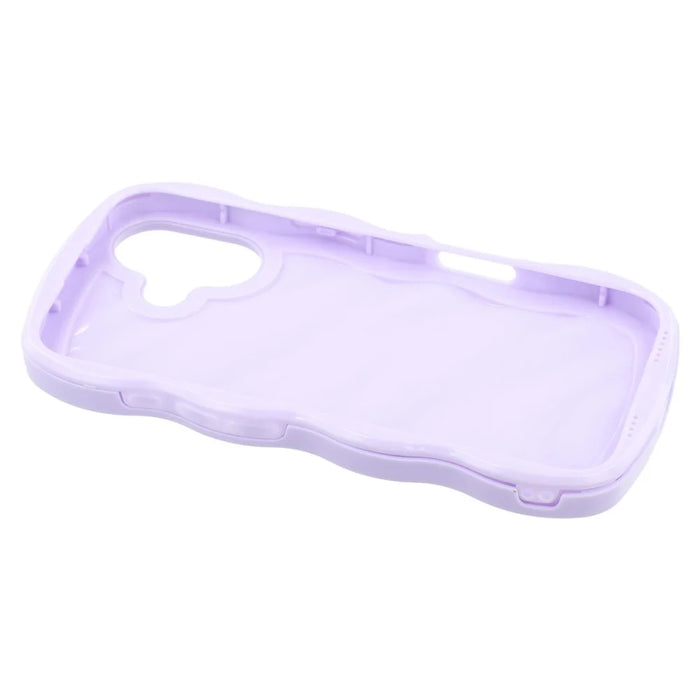 WT Series for iPhone 16 Case Wavy Edge Shockproof TPU + PC Phone Cover - Purple - 6