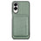 For Samsung Galaxy S25 Edge Case Magnetic Detachable Card Holder Phone Back Cover - Green - 1