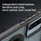 For Samsung Galaxy A36 5G Magnetic Case CD Vein Kickstand TPU + PC Phone Cover - Black - 4