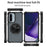 For Samsung Galaxy A36 5G Magnetic Case CD Vein Kickstand TPU + PC Phone Cover - Black - 6