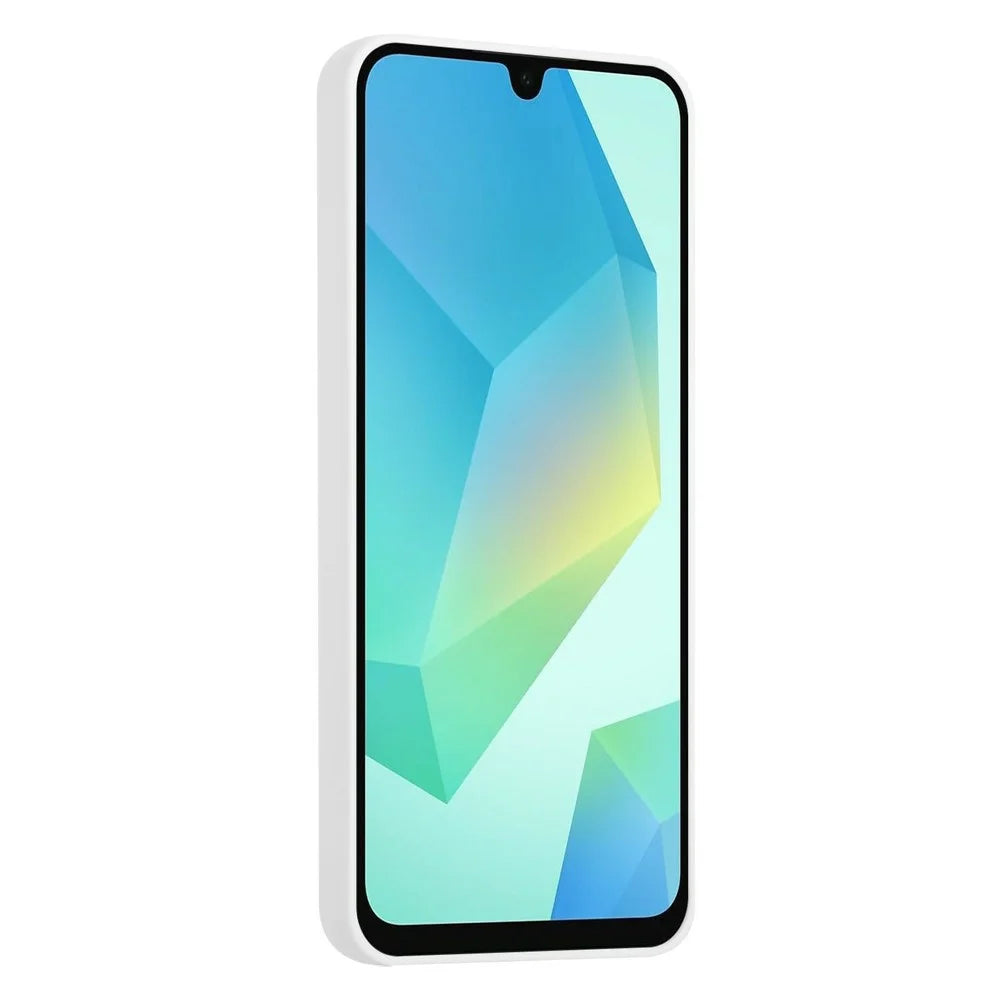 For Samsung Galaxy A36 5G Case Card Slot Matte Fingerprint-Free Back Cover - White - 4