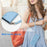For Samsung Galaxy S25 Edge Wallet Case Cats Imprint Leather Phone Cover with Strap - Blue - 4