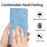 For Samsung Galaxy S25 Edge Wallet Case Cats Imprint Leather Phone Cover with Strap - Blue - 7