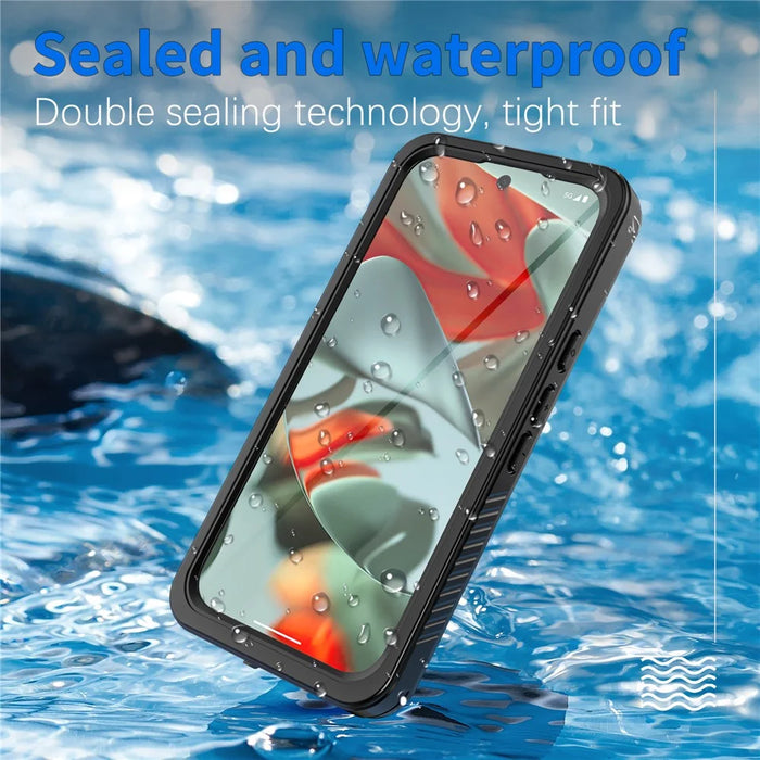 REDPEPPER FS Series For Google Pixel 9a Case IP68 Waterproof Clear Back Panel Phone Cover - 4