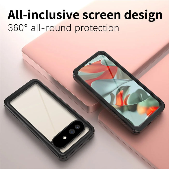 REDPEPPER FS Series For Google Pixel 9a Case IP68 Waterproof Clear Back Panel Phone Cover - 5