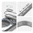 For Google Pixel 8a Magnetic Case PC + TPU Phone Cover with Rotating Metal Kickstand, Lens Protector - Titanium Grey - 6
