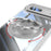 For Google Pixel 8a Magnetic Case PC + TPU Phone Cover with Rotating Metal Kickstand, Lens Protector - Titanium Grey - 7