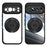 For Google Pixel 9 Pro XL Magnetic Case PC + TPU Phone Cover with Rotating Metal Kickstand, Lens Protector - Black - 2