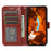 For Google Pixel 8a Case Wallet Stand Imprinted Rose Butterfly PU Leather Phone Cover - Brown - 2