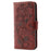 For iPhone 16 Pro Max Case Wallet Stand Imprinted Rose Butterfly PU Leather Phone Cover - Brown - 4
