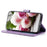 For iPhone 16 Pro Case Wallet Stand Imprinted Rose Butterfly PU Leather Phone Cover - Purple - 3