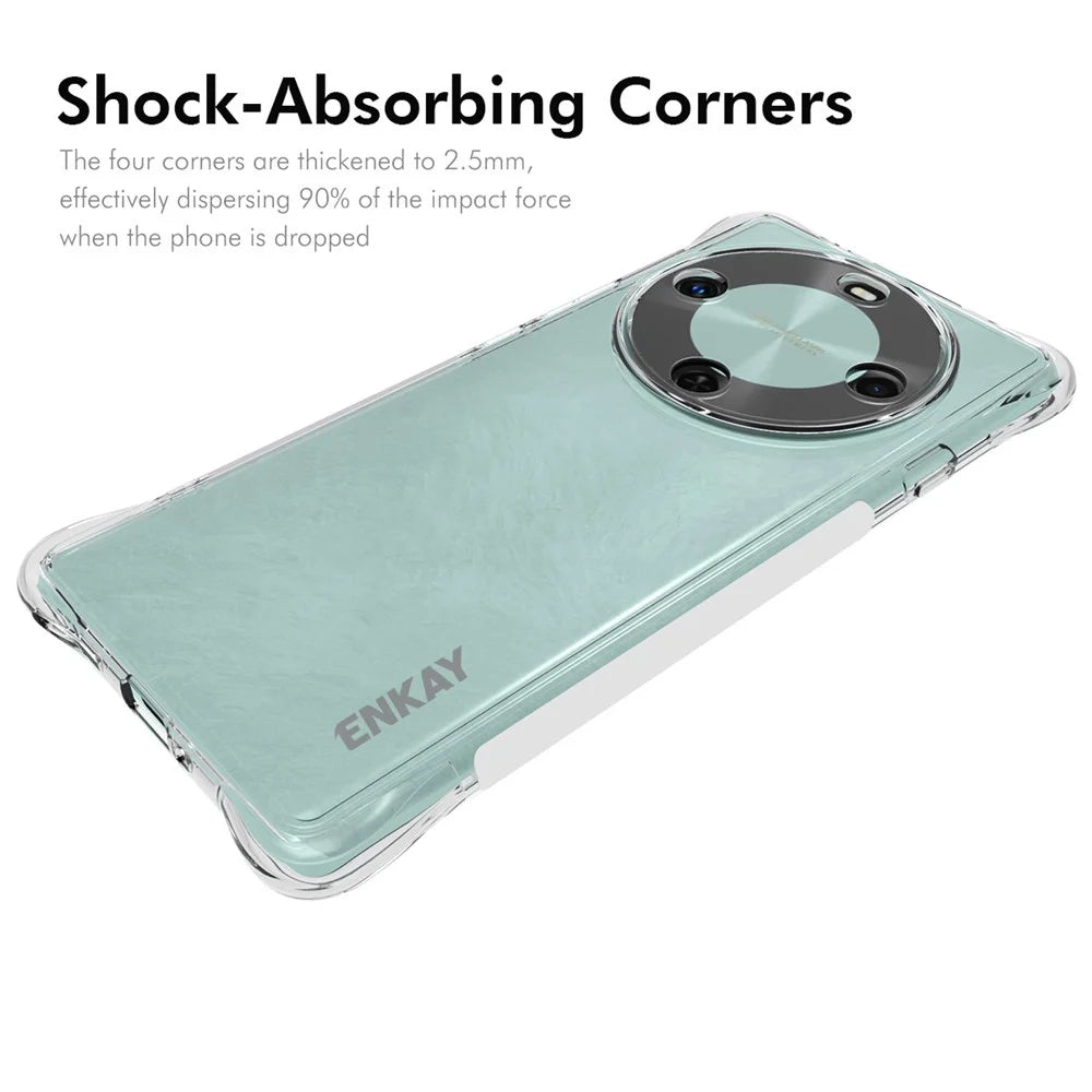 ENKAY HAT PRINCE For Realme 14 Pro 5G Clear Phone Case   Shockproof Anti-slip TPU Cover - Transparent - 2