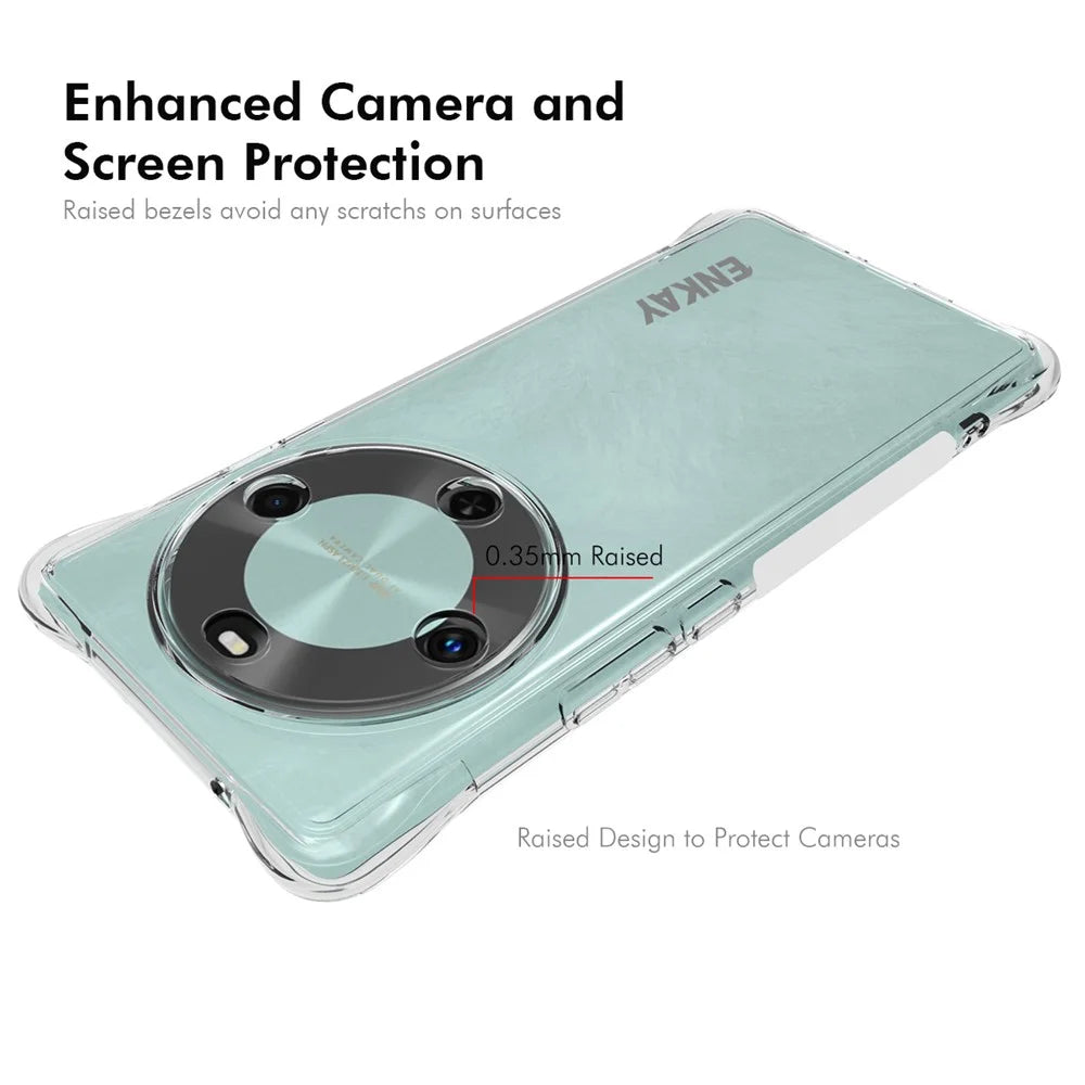 ENKAY HAT PRINCE For Realme 14 Pro 5G Clear Phone Case   Shockproof Anti-slip TPU Cover - Transparent - 3