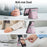 JEEHOOD For Samsung Galaxy S25+ Leather Back Cover Magnetic Case  J06 Phone Case with Card Bag RFID Blocking - Pink - 6