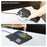 For Samsung Galaxy S25 Edge Zipper Wallet Case Geometry Lines Leather Phone Cover with Strap - Black - 7