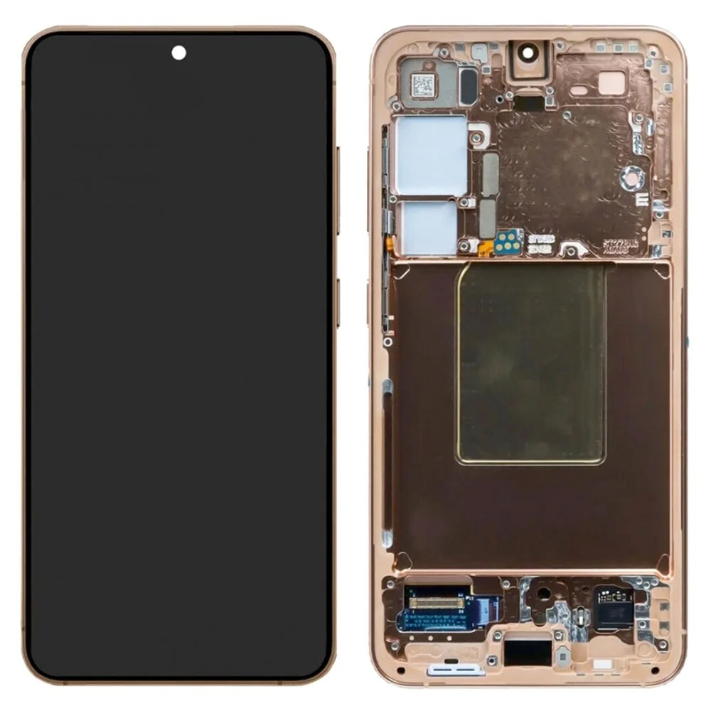 For Samsung Galaxy S24+ S926B (EU Version) OEM Grade S AMOLED Screen and Digitizer Assembly + Frame (Without Logo) - Orange - 1