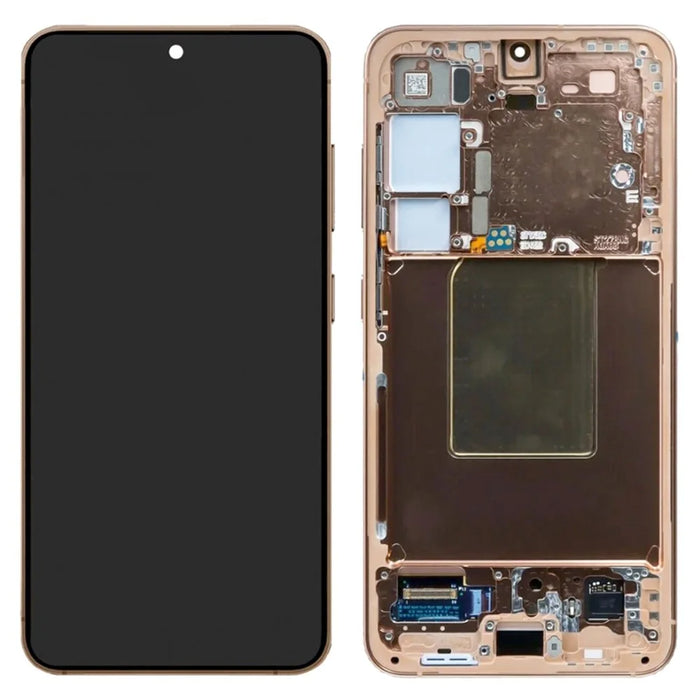 For Samsung Galaxy S24+ S926B (EU Version) OEM Grade S AMOLED Screen and Digitizer Assembly + Frame (Without Logo) - Orange - 1