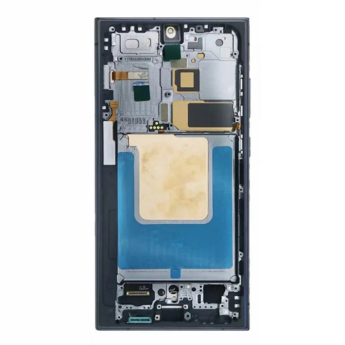 For Samsung Galaxy S24 Ultra S928B (EU Version) OEM Grade S AMOLED Screen and Digitizer Assembly + Frame (Without Logo) - Black - 3