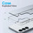 NORTHJO For Samsung Galaxy S24 Case PC + TPU Phone Cover Set with Front Screen Protector + Lens Film - Transparent - 3