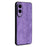 AZNS For Samsung Galaxy S25 Edge Case Protective PU Leather Covered TPU Phone Shell - Purple - 1