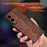 AZNS For Samsung Galaxy S25 Edge Case Protective PU Leather Covered TPU Phone Shell - Purple - 4