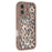 For iPhone 16 Case Leopard Print TPU Precise Cutout Phone Cover - Brown - 1
