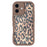 For iPhone 16 Case Leopard Print TPU Precise Cutout Phone Cover - Brown - 3