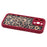 For iPhone 15 Pro Case Leopard Print TPU Precise Cutout Phone Cover - Red - 5
