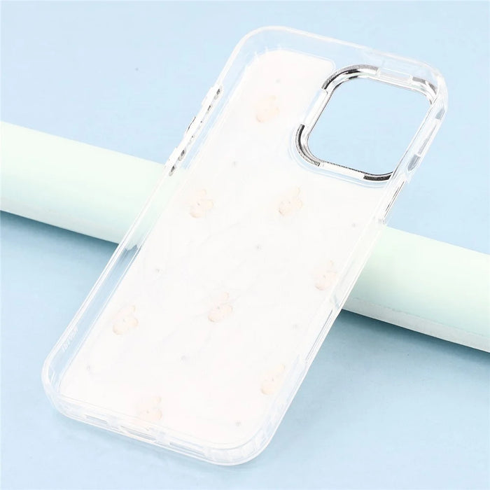 For iPhone 16 Pro Max Case 3D Epoxy Cherry Design Soft TPU Back Cover - 7
