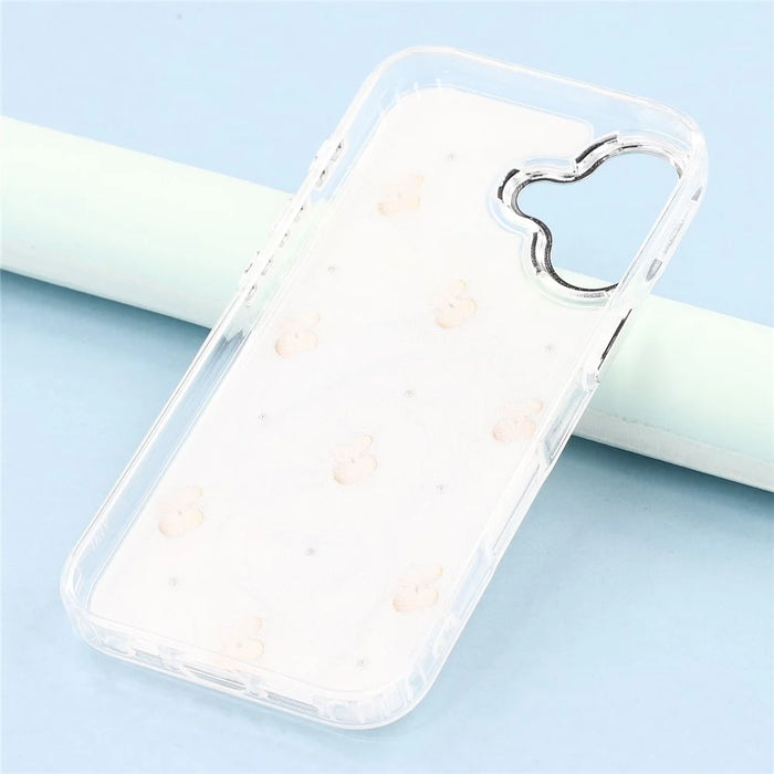 For iPhone 16 Case 3D Epoxy Cherry Design Soft TPU Back Cover - 7