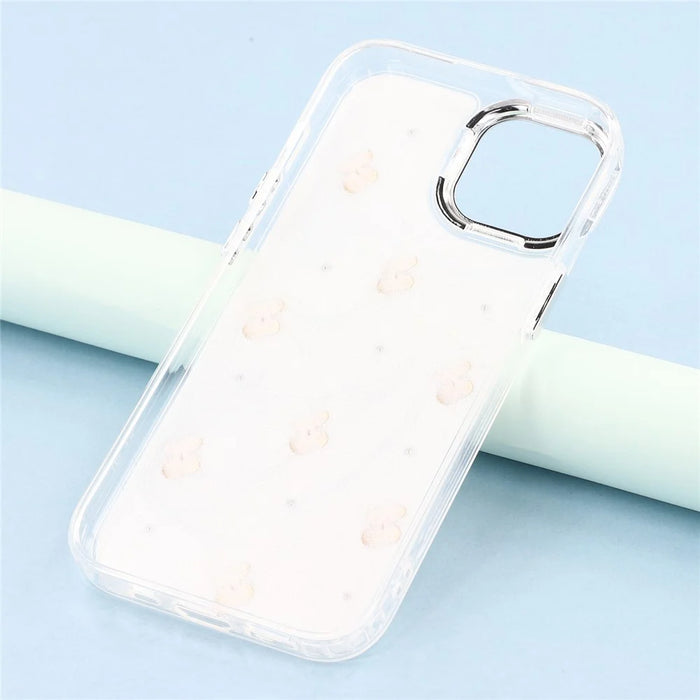 For iPhone 15 Case 3D Epoxy Cherry Design Soft TPU Back Cover - 7