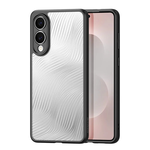 DUX DUCIS For Samsung Galaxy S25 Edge Case  Aimo Series TPU+PC Matte Drop-proof Phone Cover (REACH Certification) - Black - 1