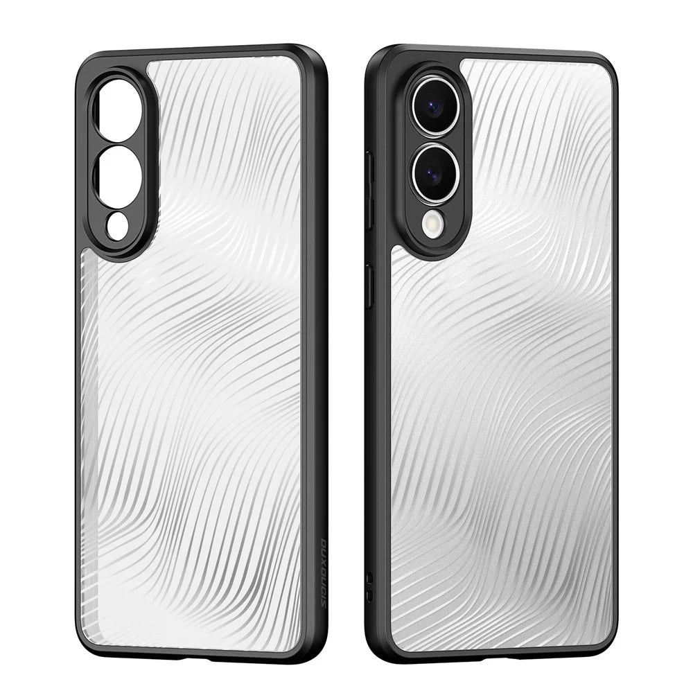 DUX DUCIS For Samsung Galaxy S25 Edge Case  Aimo Series TPU+PC Matte Drop-proof Phone Cover (REACH Certification) - Black - 2
