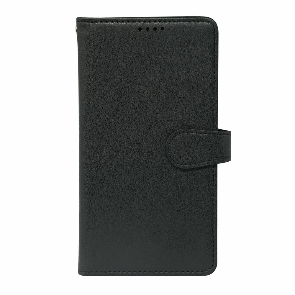 For Samsung Galaxy S25+ / S24+ Case with 9 Card Slots PU Leather Stand Phone Cover - Black - 6