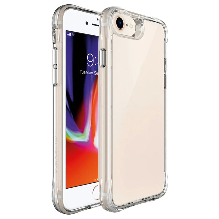 For iPhone 17e / 16e Case PC+TPU Dropproof Transparent Phone Cover - 1