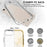 For iPhone 17e / 16e Case PC+TPU Dropproof Transparent Phone Cover - 7