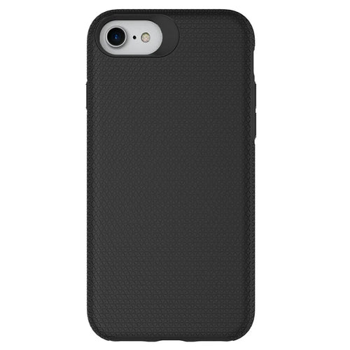 For iPhone 17e / 16e Case TPU + PC Four Corner Anti-Drop Phone Cover - Black - 1