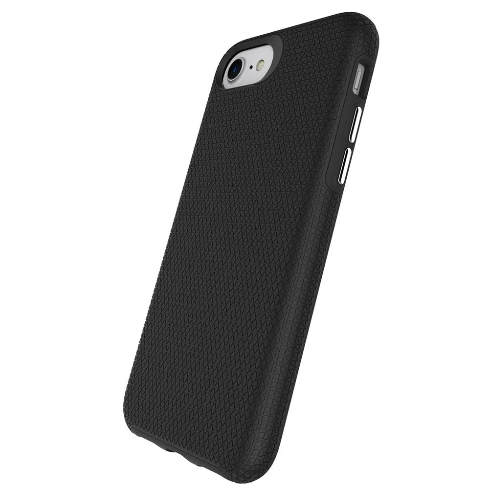 For iPhone 17e / 16e Case TPU + PC Four Corner Anti-Drop Phone Cover - Black - 2