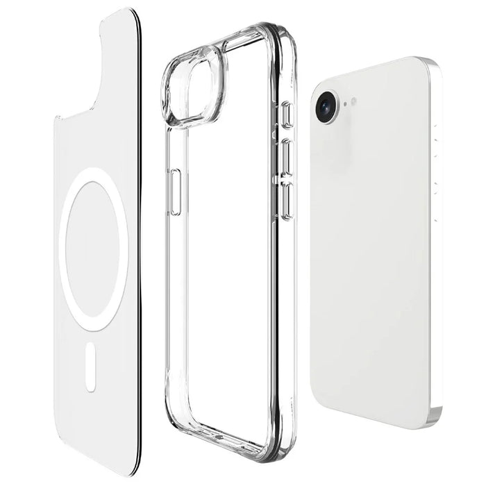 For iPhone 17e / 16e Case Compatible with MagSafe TPU + PC Clear Phone Cover - 2
